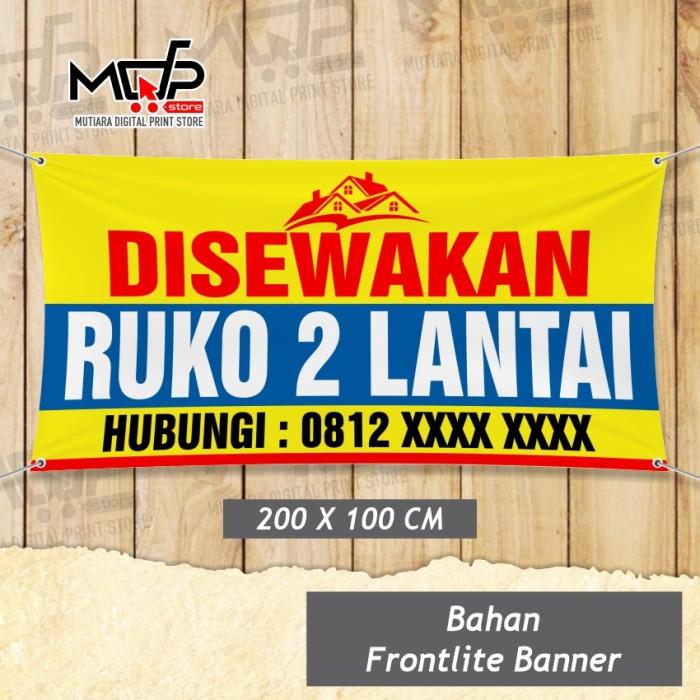 Gambar SPANDUK KOST 2X1 BANNER DIKONTRAKAN DISEWAKAN MURAH CEPAT MDPRINTSTORE - TYPE A dari MDPrintStore undefined Tokopedia