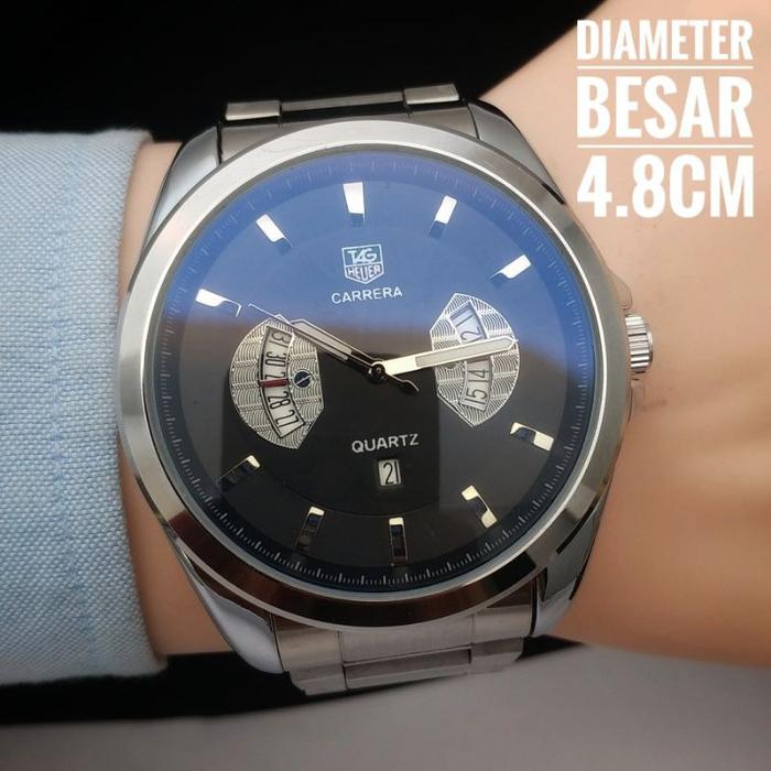 Jual TERMURAH Jam Tangan Pria Diameter Besar - jam jumbo 9766 Rantai ...