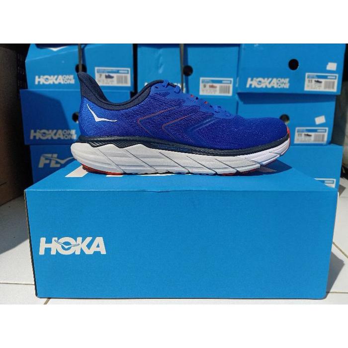 Jual SEPATU LARI PRIA HOKA ONE ONE ARAHI WIDE TURKISH BLUE