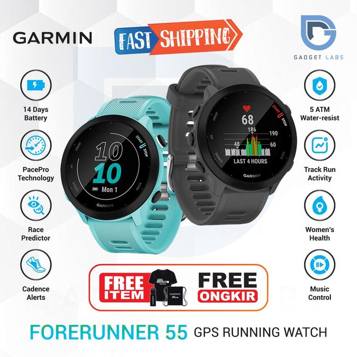 Garmin forerunner 55 water resistant Clearance