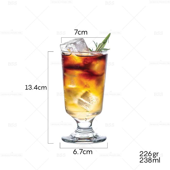 Gambar Gelas Cocktail Kaca Kaki Mojito Jus Cantik Drinking Glass Cafe Libbey - 238ML dari Bandung Stainless Steel undefined Tokopedia