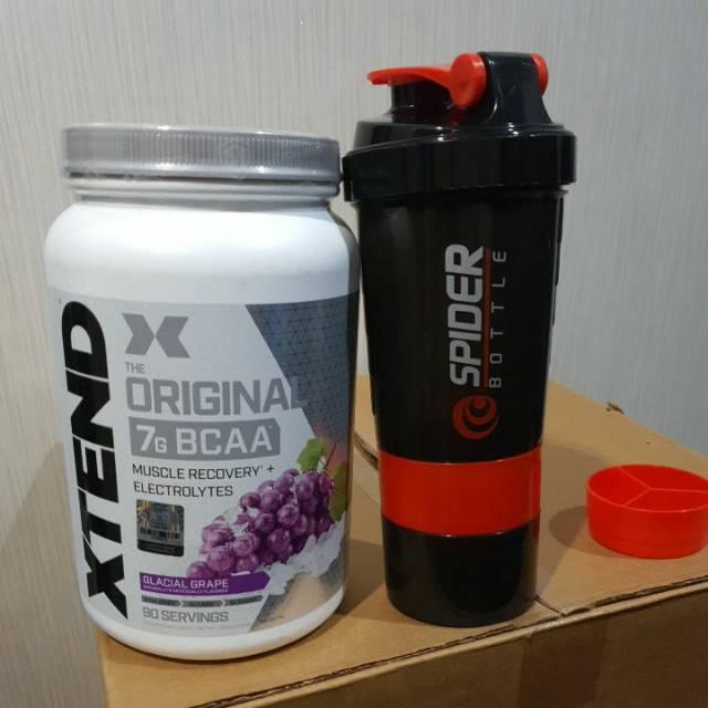Jual XTEND EXTEND BCAA 90 X SERVING ORIGINAL BPOM FREE SHAKER