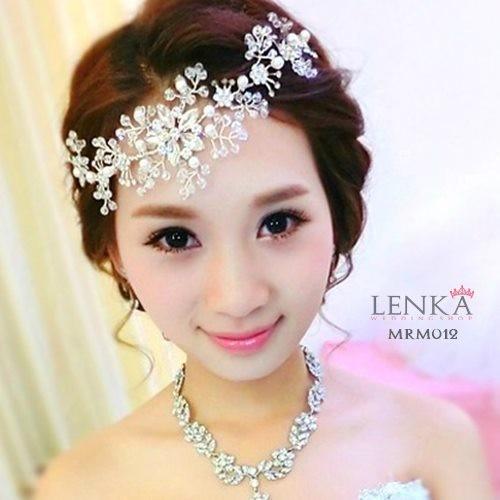 Gambar Aksesoris Mutiara Sanggul Wedding l Tiara Rambut Lenka - MRM012 - Putih dari Lenka Wedding Shop undefined Tokopedia