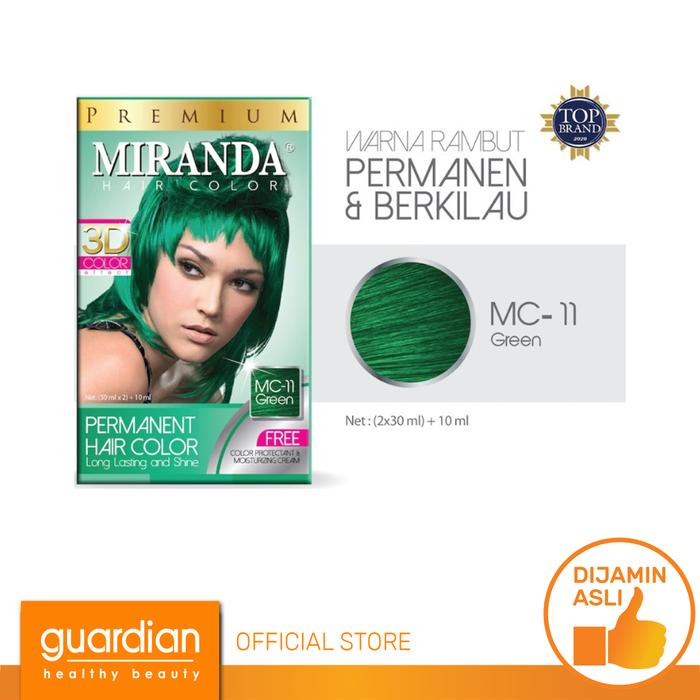 Gambar Miranda Hair Color MC11 Green Botol 30ML dari Guardian Official Store undefined Tokopedia