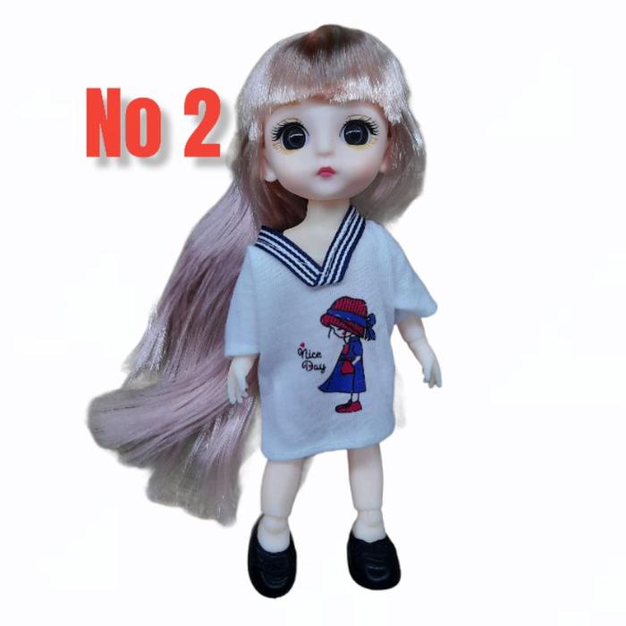 Gambar boneka cantik 17cm bjd doll - 2 dari cientroshop undefined Tokopedia