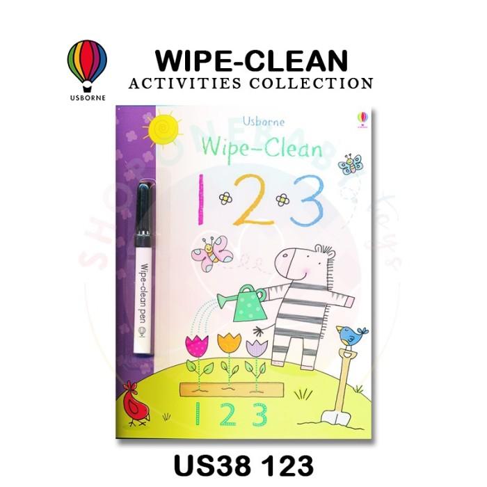Gambar Buku Anak Usborne Wipe Clean Activity Books Set With Marker Pen Part 1 - Dinosaurs dari shoponebaby undefined Tokopedia
