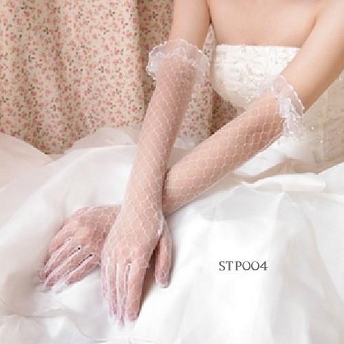 Gambar Sarung Tangan Pernikahanl Gloves Wedding Transparant- STP004 - Putih dari Dunia Pernik House undefined Tokopedia