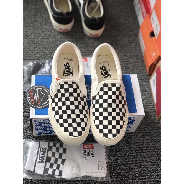 Gambar [BEST SELLER] - VANS Slip On Checkerboard OG PREMIUM Quality 1:1 dari agam fashion store undefined Tokopedia