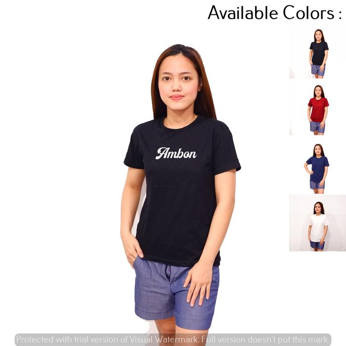 Gambar Kaos Cewe Ambon - L dari Siladamas undefined Tokopedia