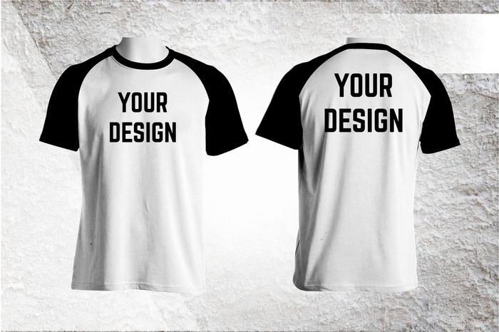 Gambar Kaos Raglan Cotton Combed 30s + Sablon Plastisol Desain Custom dari Clotharium Sablon dan Konveksi undefined Tokopedia