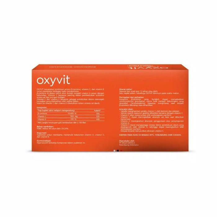 Gambar OXYVIT Vitamin C ++ isi 30 kaplet BPOM dari ASNAMISTORE undefined Tokopedia