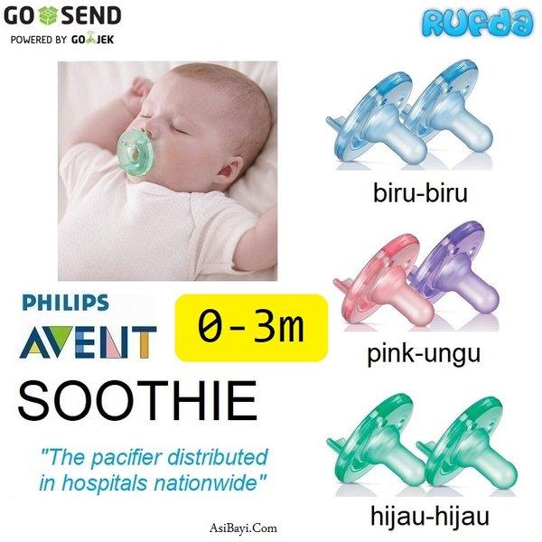 Jual Philips Avent Soothie Silicone Pacifier Hospital Grade Bayi