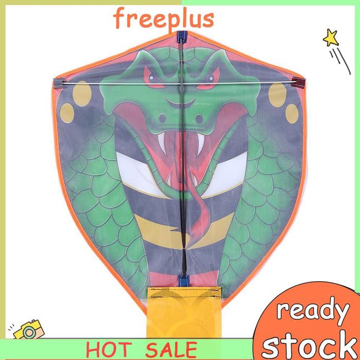 Gambar Mainan Layang-Layang Bentuk Ular Bahan Kain Ukuran 7m Untuk Anak dari Shabeera Store undefined Tokopedia