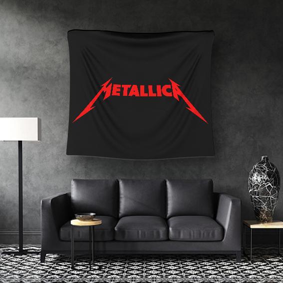 Gambar bendera MUSIC GROUP BAND METAL METALLICA FLAG poster kain tapestry - Hitam, 60 X 90 dari casamedia undefined Tokopedia