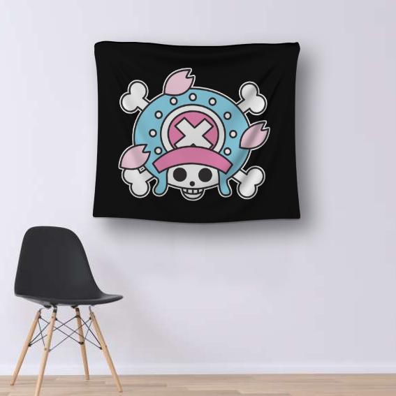 Gambar bendera ONE PIECE TONY TONY CHOPPER bajak laut anime pirates flag - Hitam, 60 X 90 dari casamedia undefined Tokopedia