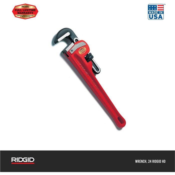 Jual RIDGID Pipe wrench Heavy Duty 24 Inch-31030 - Jakarta Utara ...