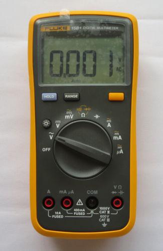 Gambar 100% Original FLUKE 15B+ F15B+ Auto Range Digital Multimeter Meter DMM dari Zaniinstrument.ID undefined Tokopedia