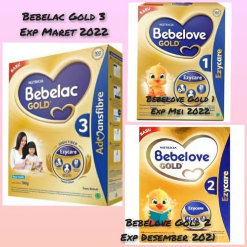 Gambar !! Bebelac & Bebelove Gold 1 2 3 Vanila 700gr Nutricia SH616 dari aminhamdan undefined Tokopedia