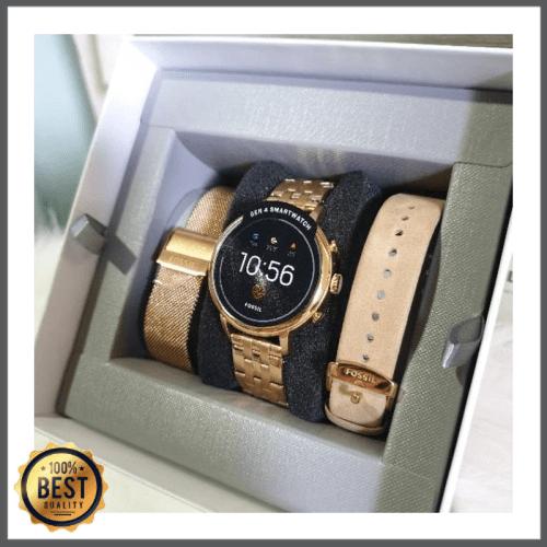 Jam Fossil Smart Watch Rosegold Gen Bqt6000 Set Sealed Original