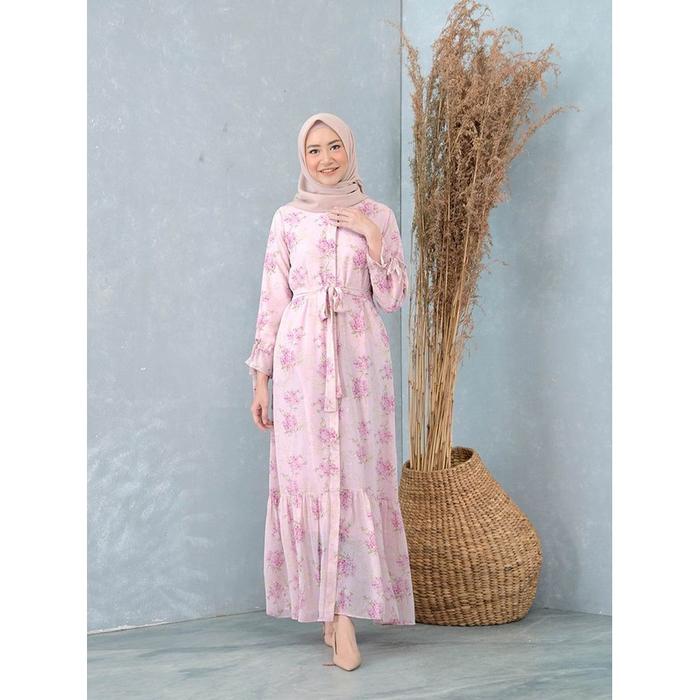 Gambar Hanora Dress Anggrek - Dusty Pink, M dari gonegani_NEW undefined Tokopedia