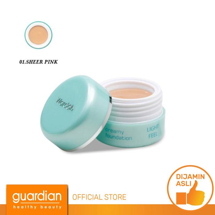 Gambar Wardah Cream Foundation Light Feel 01 11G dari Guardian Official Store undefined Tokopedia