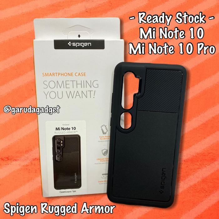Jual Case Xiaomi Mi Note 10 10 Pro Spigen Rugged Armor Silicone