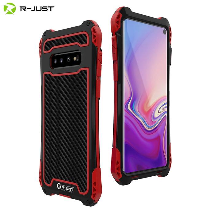 Jual R-Just AMIRA Case Samsung Galaxy S10 S10e S10+ Plus -Carbon - Main Image