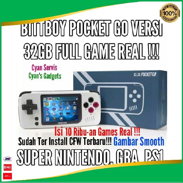 Jual Bittboy Pocket Go Versi 32GB Full Games Game Boy Advance SNES