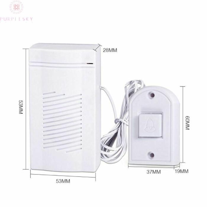 Gambar Bel Pintu dengan Kabel Warna Putih untuk Keamanan Rumah dari RAGAMRRUPA undefined Tokopedia