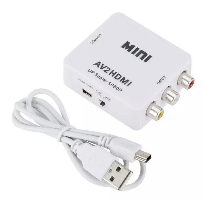Av2hdmi Av To Hdmi 1080p Mini Rca Composite To Hdmi Audio Video