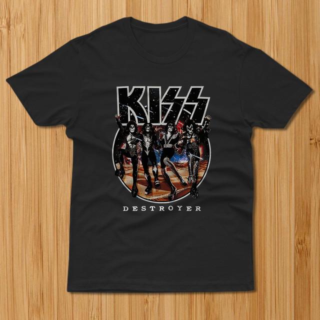Baju Kaos KISS Band Shirt Destroyer End 