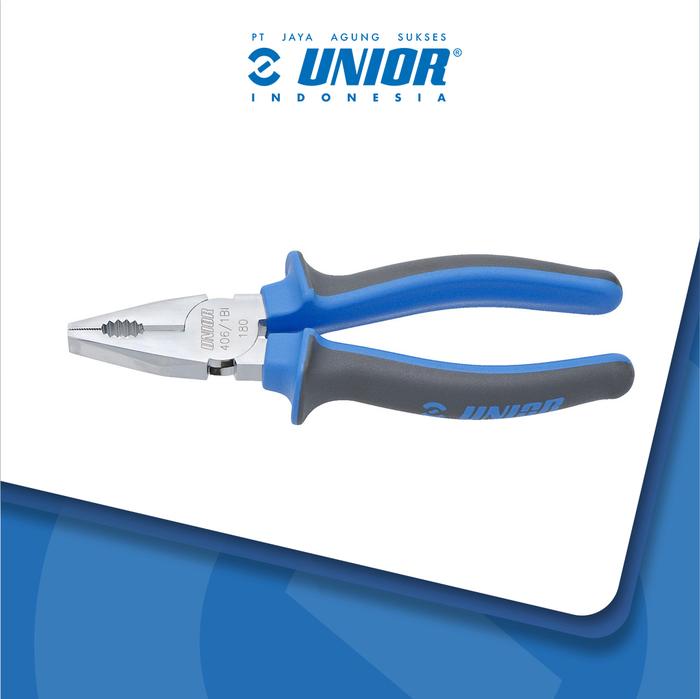 Gambar UNIOR Combination pliers - Tang Kombinasi - 406/1BI - 180 mm dari UNIOR undefined Tokopedia