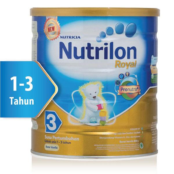 Gambar NUTRILON ROYAL 3 PRONUTRA VNL TIN 800g dari Hypermart Banjarbaru undefined Tokopedia