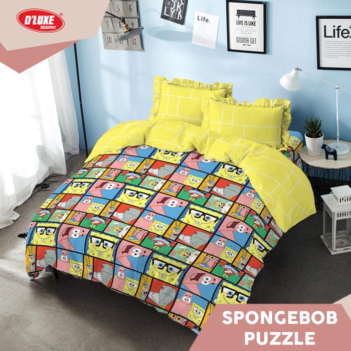 Gambar Kintakun Comforter 180 King Dluxe Kids Edition Microtex - Spongebob dari Kamar Rumahku undefined Tokopedia