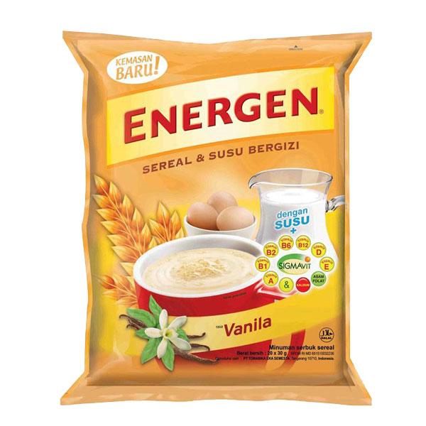 Gambar Energen Vanila Bag 20Sx29G dari Hypermart Palu dua undefined Tokopedia