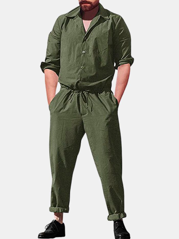 Casual Jumpsuit Men RisingHope Korea INCERUN Men Fashion Suspender