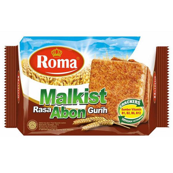 Gambar Roma Malkist Abon Crackers 135G dari Hypermart Bangka undefined Tokopedia