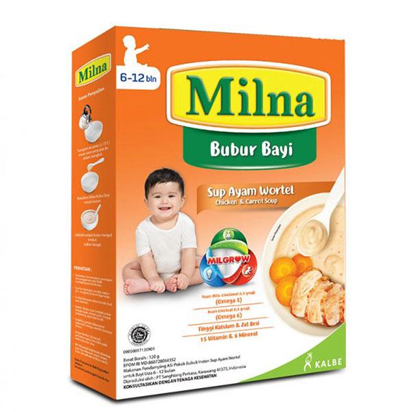 Gambar Milna Bubur Bayi Reguler Sup Ayam Wortel dari Hypermart Bengkulu undefined Tokopedia