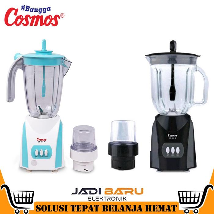 Gambar Blender Cosmos CB-281 G / CB281G / CB281P / CB-281P 2 L - CB-281P PLASTIK dari JADI BARU ELECTRONIC undefined Tokopedia