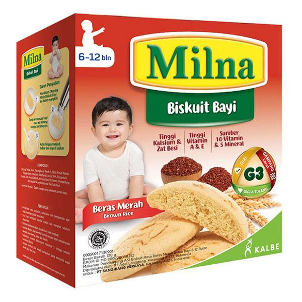 Gambar Milna Baby Biscuit Beras Merah 6 Plus 130G dari Hypermart Binjai undefined Tokopedia