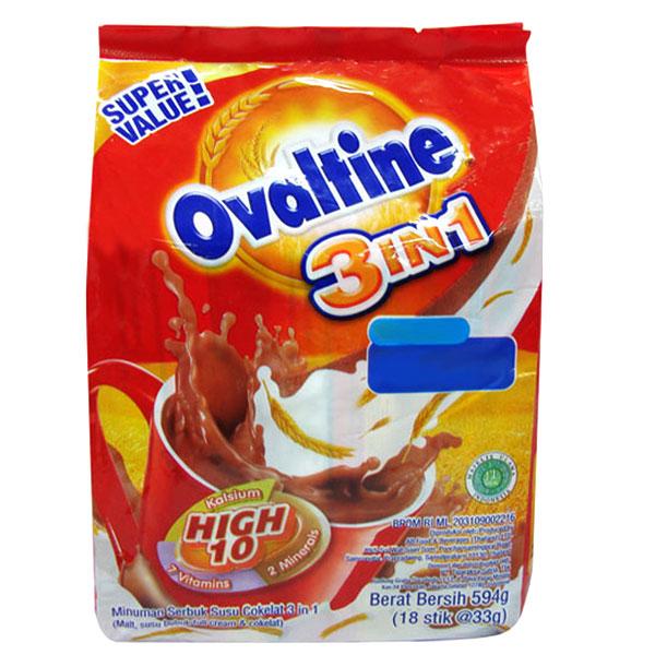 Gambar Ovaltine 3In1 18X33G dari Hypermart Lubuk Linggau undefined Tokopedia