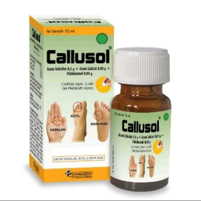 Gambar ORIGINAL Callusol 10 ml/Obat Kapalan,Kutil & Mata Ikan/Calusol dari Opa Raja undefined Tokopedia
