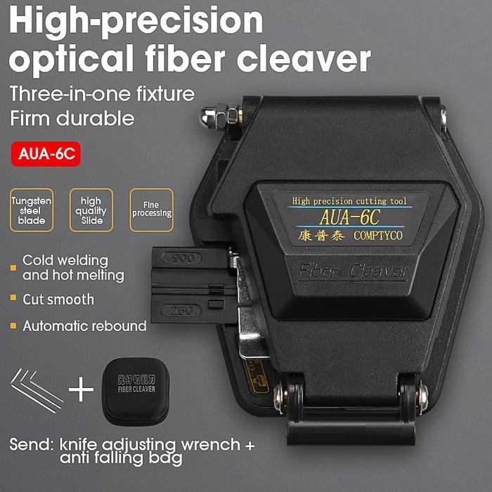 Gambar Fiber Optic Cleaver High Precision SKL-6C AUA-6C 12 Precision Blade - AUA-6C dari Comptyco Official Store undefined Tokopedia
