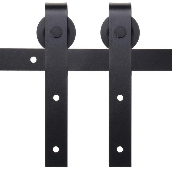 Gambar ANG Sliding Barn Tunggal Pintu Kayu Hardware Roller Track Kit dari All Night Import undefined Tokopedia