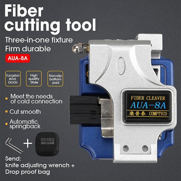 Gambar AUA-8A Fiber Optic Cleaver High Precision Cleaver - White + Blue dari Comptyco Official Store undefined Tokopedia