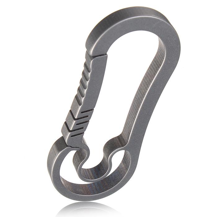 Gambar ANG Carabiner Keychain Ringan Titanium Hanging Buckle dari All Night Import undefined Tokopedia