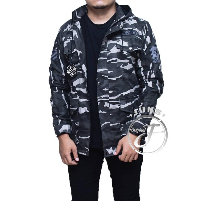 Gambar POPULER TERMURAH ! Jaket Parka Pria - Jaket Parka Camo TNI Loreng - dari virgo natalia undefined Tokopedia