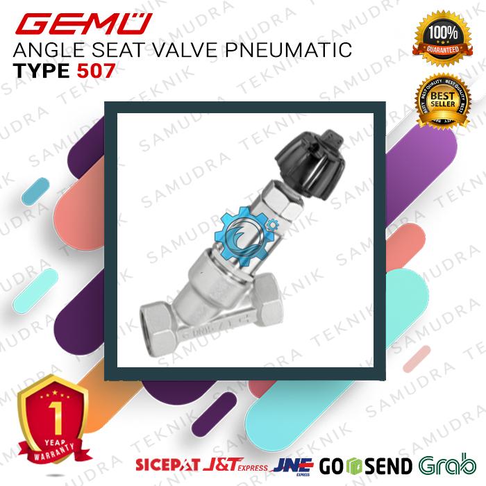 Jual Gemu Angle Seat Globe Valve Type 507 DN 20 Pneumatic Kab