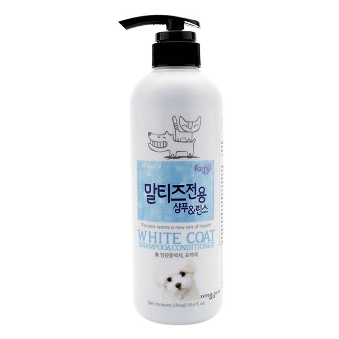 Jual Shampoo Anjing Bulu Maltese Shih Tzu White Coat Dog Shampoo 550ml