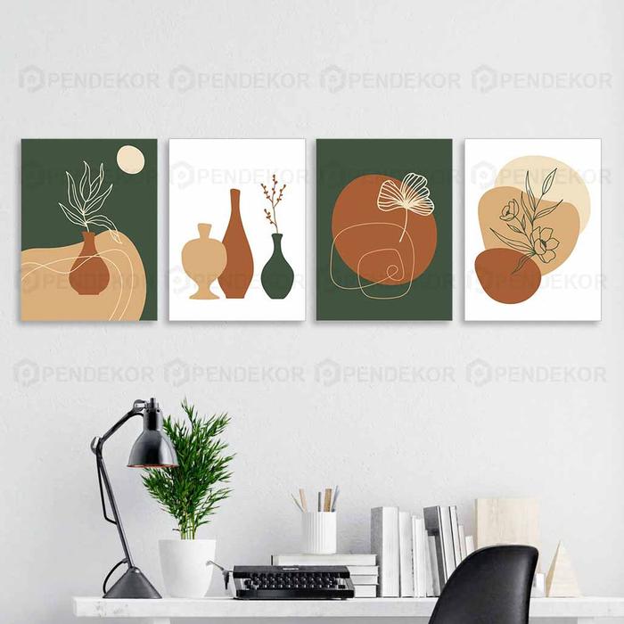 Gambar Hiasan Dinding Abstrak Desain Minimalis Home Decor Poster Kamar dari rumooh walldecor undefined Tokopedia
